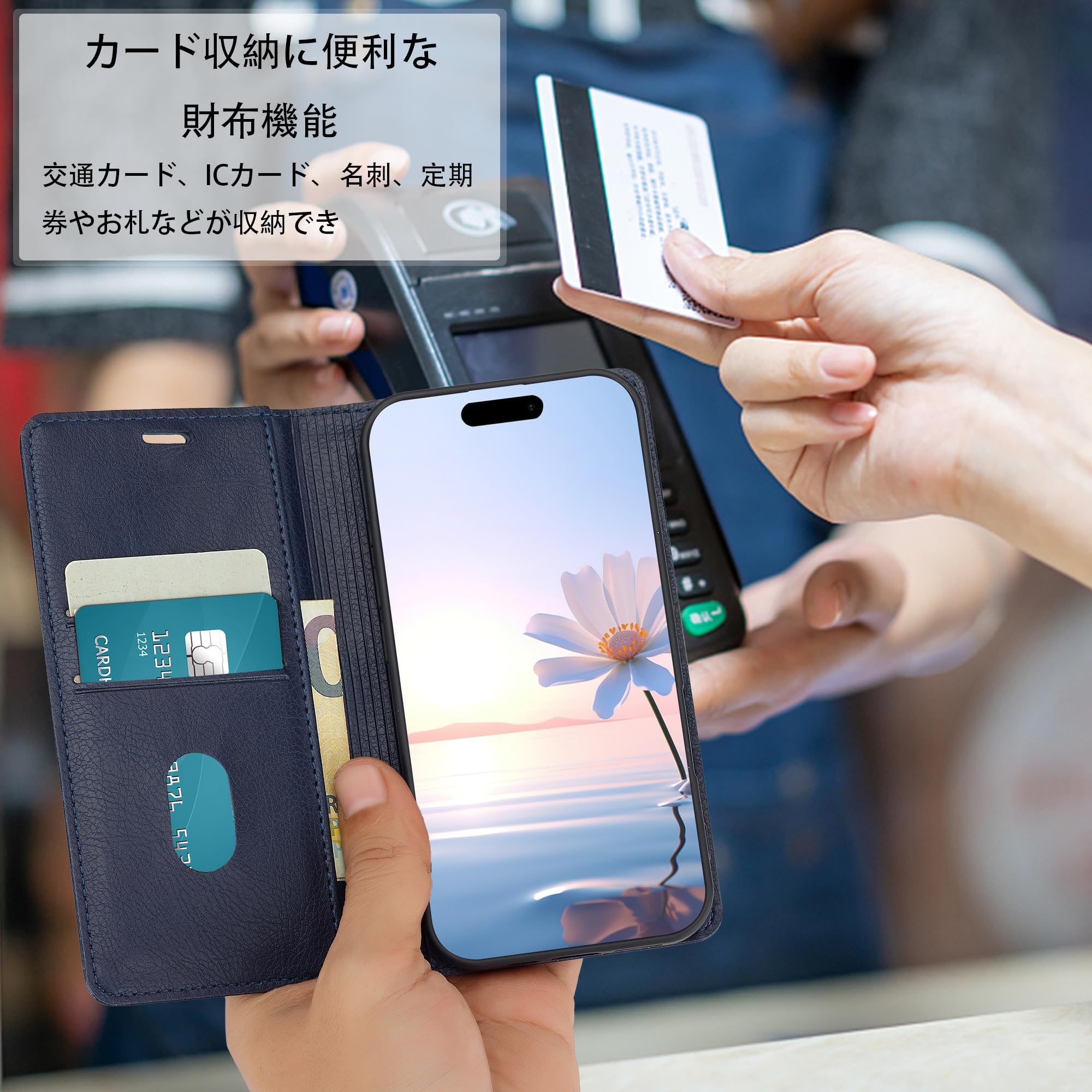 arrows We ダークブルー Amazon.co.jp: Arrows We F-51B/FCG01 真珠光沢レザー スマホケース